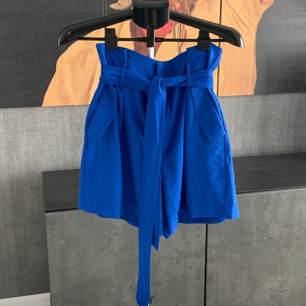 a new day Women's High Waist Cobalt Shorts - 8